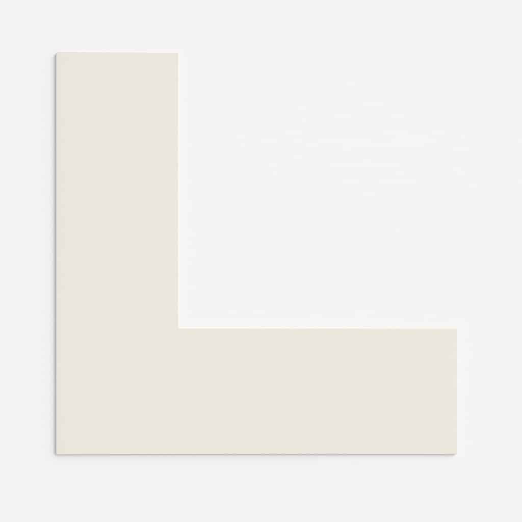 Ramdet passepartout Hvid/offwhite 120 x 160 cm x 2,7 mm - Billede 2