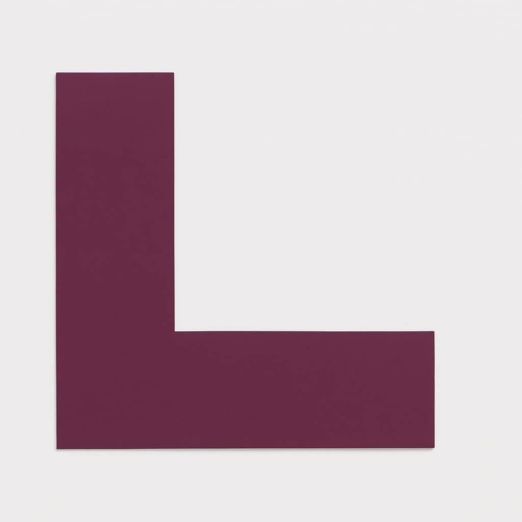 Kulørt passepartout bordeaux 82 x 112 cm x 1,7 mm